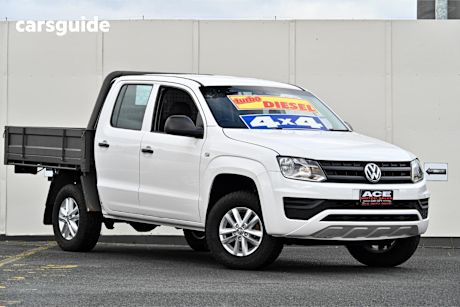White 2019 Volkswagen Amarok Ute Tray TDI420 CORE 4X4