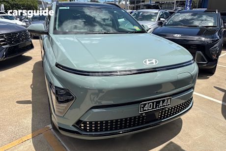 Green 2024 Hyundai Kona Wagon Electric Premium