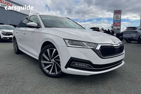 White 2023 Skoda Octavia Wagon Style 110Tsi
