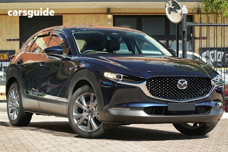 Blue 2024 Mazda CX-30 SUV G20 TOURING F