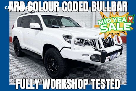 White 2023 Toyota Landcruiser Prado SUV GXL 4X4