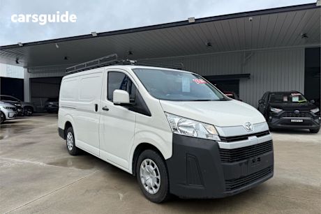 White 2019 Toyota HiAce Van Lwb