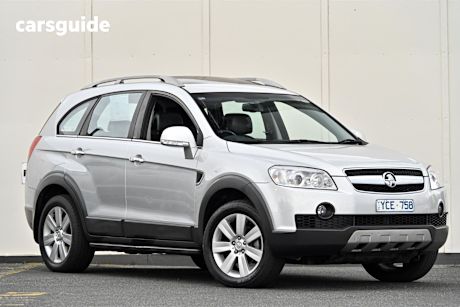 Silver 2010 Holden Captiva SUV 7 LX 4X4