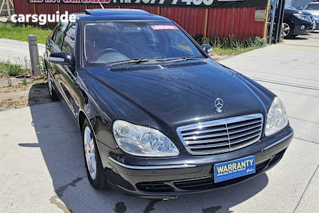 Black 2005 Mercedes-Benz S430 Sedan L