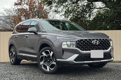 Grey 2022 Hyundai Santa FE SUV ELITE 4X4