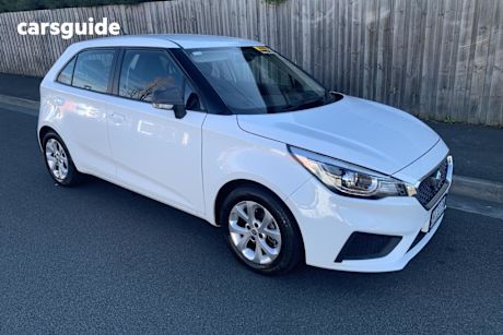White 2021 MG MG3 Hatchback Core