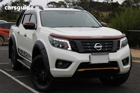 White 2019 Nissan Navara Ute Tray N-TREK 4X4