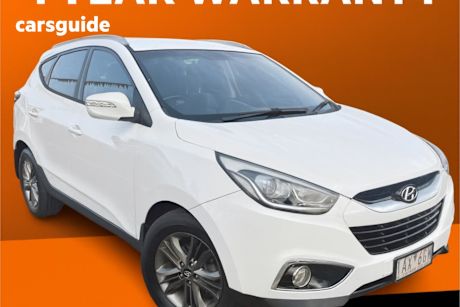 White 2013 Hyundai IX35 SUV TROPHY F