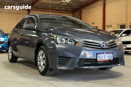 Grey 2014 Toyota Corolla Sedan Ascent