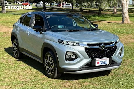 Silver 2025 Suzuki Fronx SUV HYBRID F