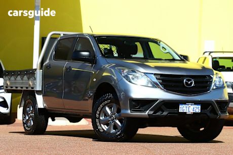 Silver 2018 Mazda BT-50 Dual Cab Utility Xt (4X4)