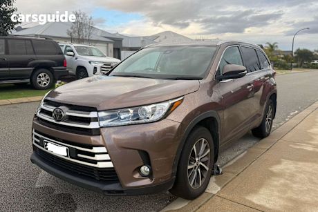 Brown 2018 Toyota Kluger SUV GXL F