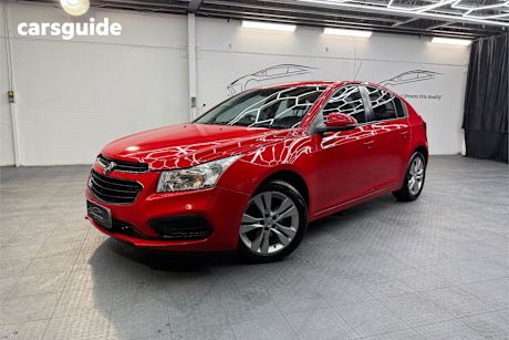 Red 2015 Holden Cruze Hatchback Equipe