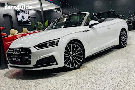 White 2018 Audi A5 Sedan SPORT 4WD