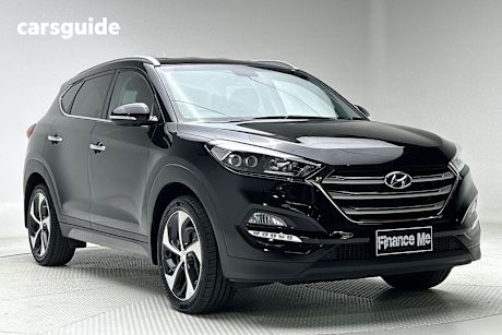 Black 2017 Hyundai Tucson SUV ELITE F