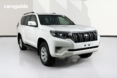 White 2022 Toyota Landcruiser Prado Wagon Gxl