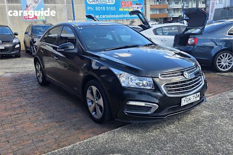 Black 2016 Holden Cruze Sedan Z-SERIES