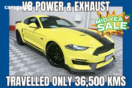 Yellow 2021 Ford Mustang Fastback Gt 5.0 V8