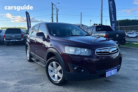 Red 2013 Holden Captiva SUV 7 SX (FWD) CG MY13