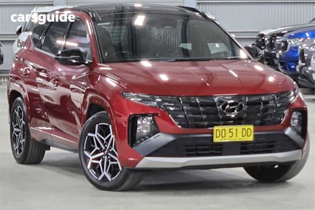 Red 2021 Hyundai Tucson Wagon N Line (Fwd)