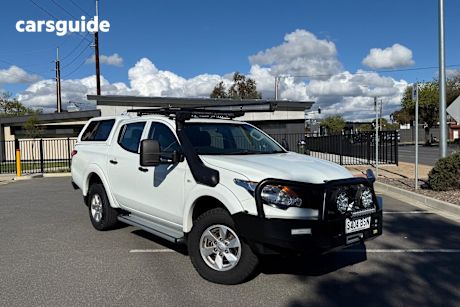 White 2017 Mitsubishi Triton Ute Tray GLX+ 4X4