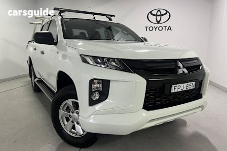 White 2021 Mitsubishi Triton Double Cab Pick Up Glx+ (4X4)