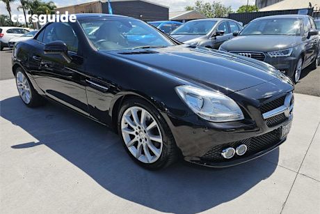 Black 2012 Mercedes-Benz SLK200 Convertible Be