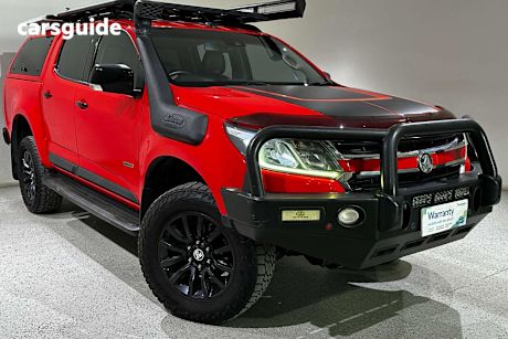 Red 2017 Holden Colorado Ute Tray Z71 4X4