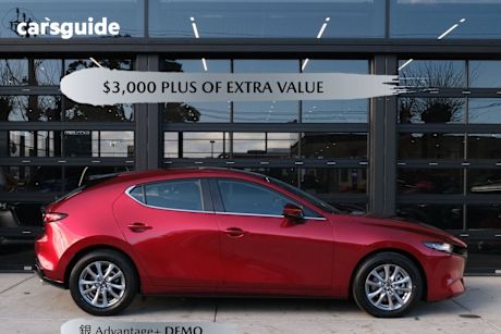 Red 2025 Mazda Mazda3 Hatch G20 PURE F