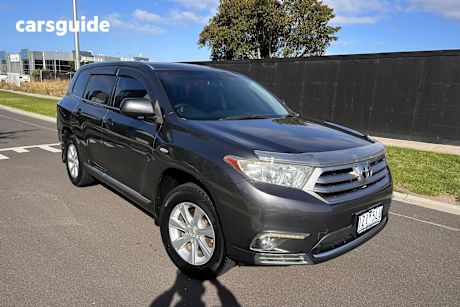 Silver 2011 Toyota Kluger Wagon Kx-R (Fwd) 7 Seat
