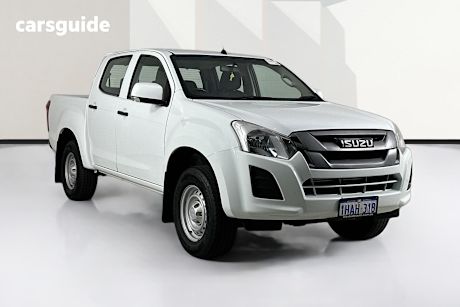 White 2020 Isuzu D-MAX Crew Cab Utility Sx Hi-Ride (4X2)