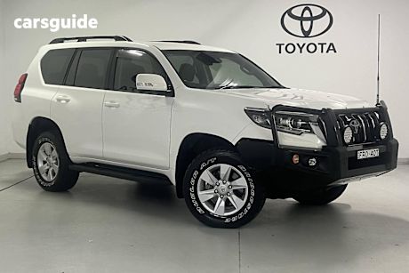White 2019 Toyota Landcruiser Prado Wagon Gxl (4X4)