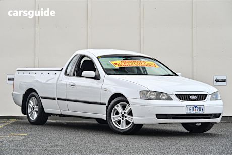 White 2005 Ford Falcon Ute Ute Tray XL R