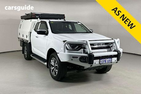 White 2023 Isuzu D-MAX Space Cab Chassis Sx (4X4)
