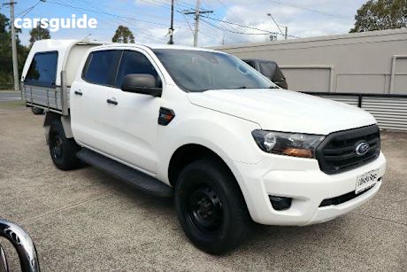 White 2021 Ford Ranger Ute Tray XL 4X4