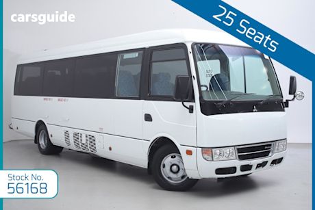 White 2019 Mitsubishi Fuso Rosa Bus Deluxe