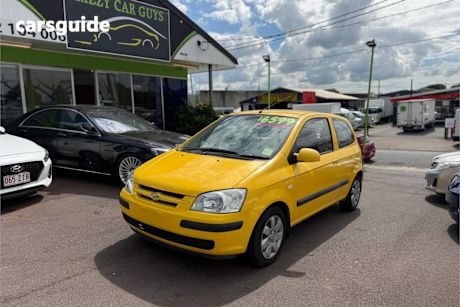 Yellow 2004 Hyundai Getz Hatchback Gl