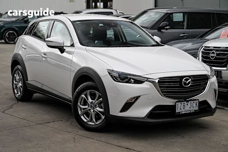 White 2023 Mazda CX-3 SUV G20 PURE F
