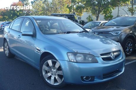 Blue 2009 Holden Commodore Sedan International