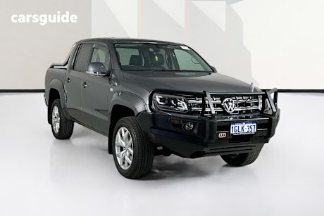 Grey 2018 Volkswagen Amarok Dual Cab Utility V6 Tdi 550 Ultimate