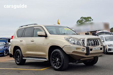 Beige 2010 Toyota Landcruiser Prado SUV KAKADU 4X4