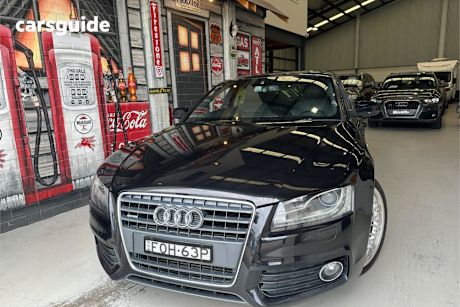 Black 2009 Audi A5 Hatch 4WD