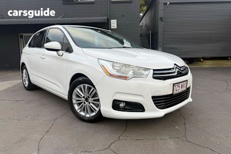 White 2013 Citroen C4 Hatchback Seduction E-Hdi