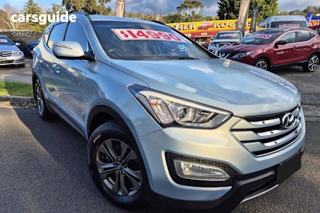 Blue 2013 Hyundai Santa FE Wagon Active (4X4)