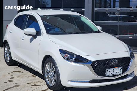 White 2023 Mazda Mazda2 Hatch G15 GT F