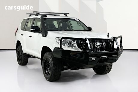White 2021 Toyota Landcruiser Prado Wagon Gx 7 Seat