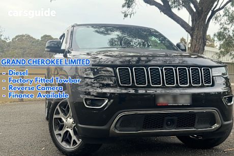 Black 2019 Jeep Grand Cherokee Wagon Limited (4X4)