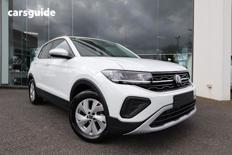 White 2024 Volkswagen T-Cross Wagon 85Tfsi Life