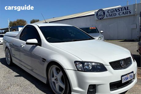 White 2011 Holden Commodore Utility Ss
