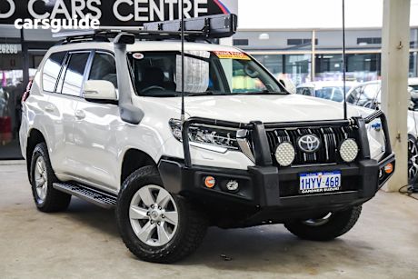 White 2018 Toyota Landcruiser Prado SUV GXL 4X4
